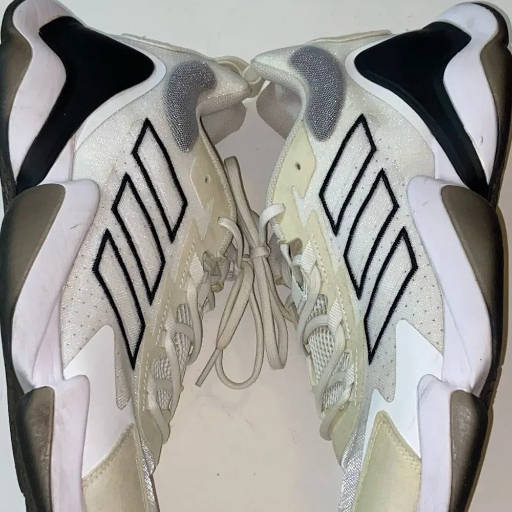 Adidas #335 320 White Mesh Sneakers Size 16 USA
